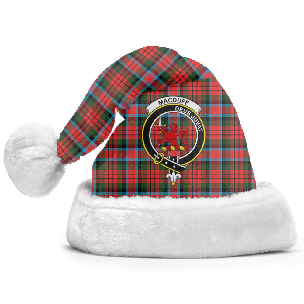 MacDuff Modern Tartan Crest Christmas Hat