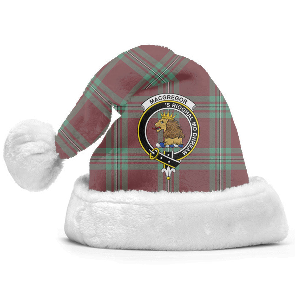 MacGregor Hunting Ancient Tartan Crest Christmas Hat