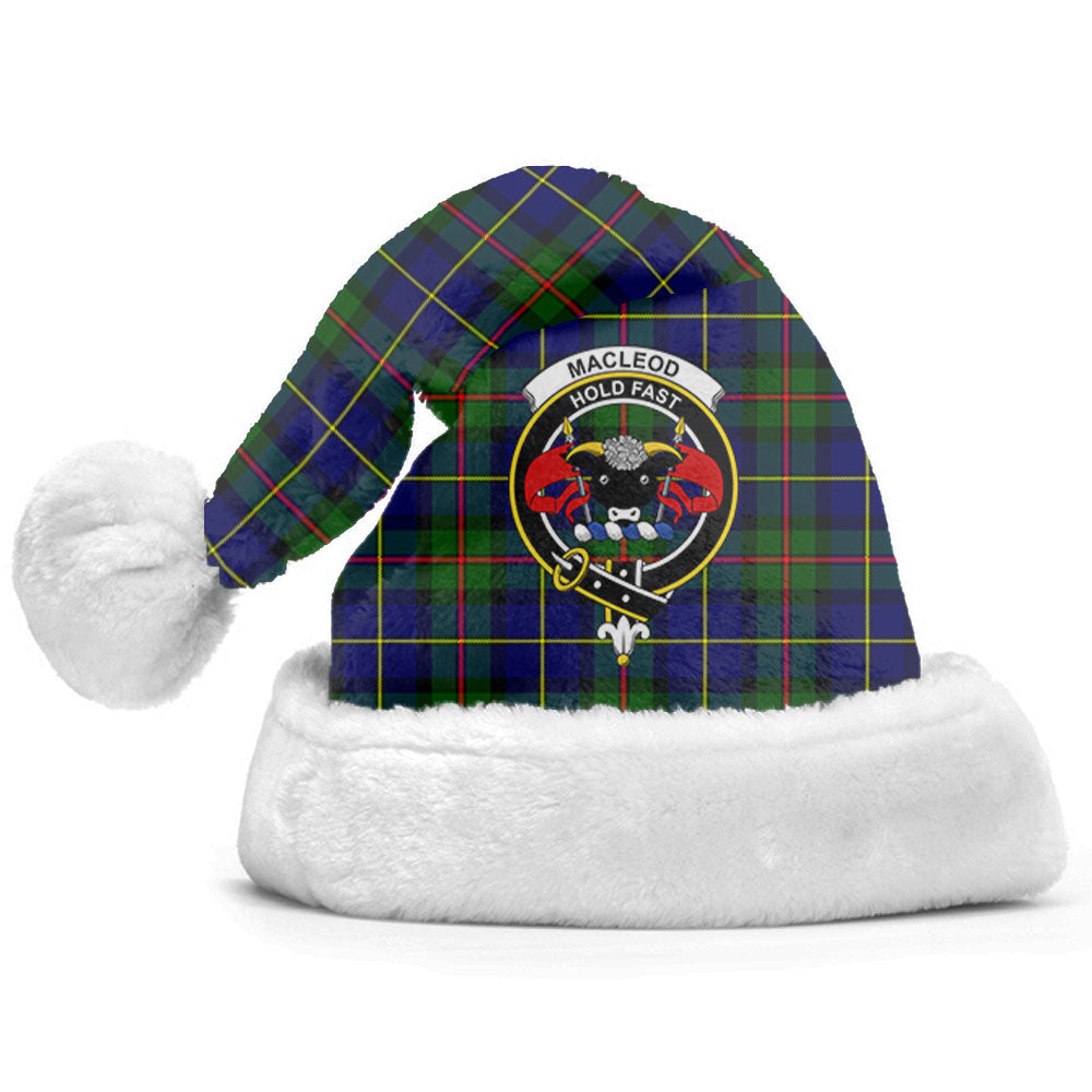 MacLeod of Harris Modern Tartan Crest Christmas Hat