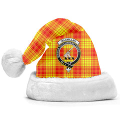 MacMillan Clan Tartan Crest Christmas Hat