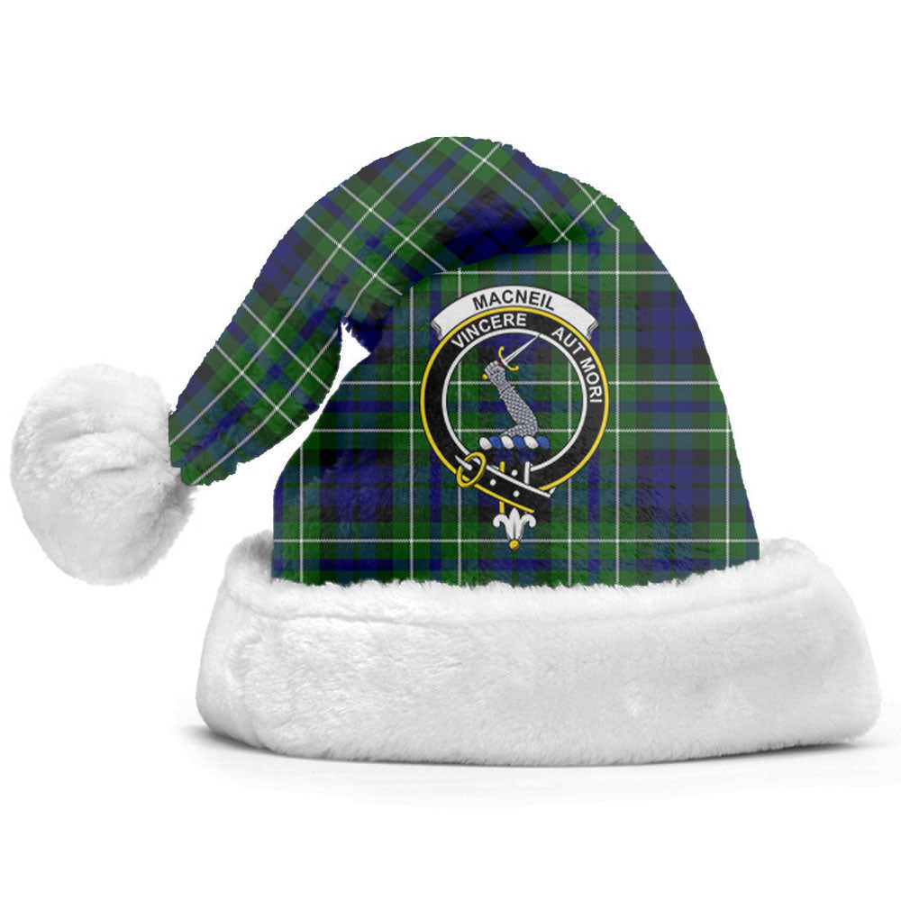 MacNeil of Colonsay Modern Tartan Crest Christmas Hat