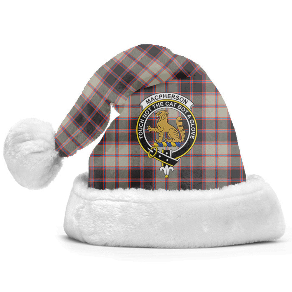 MacPherson Hunting Ancient Tartan Crest Christmas Hat