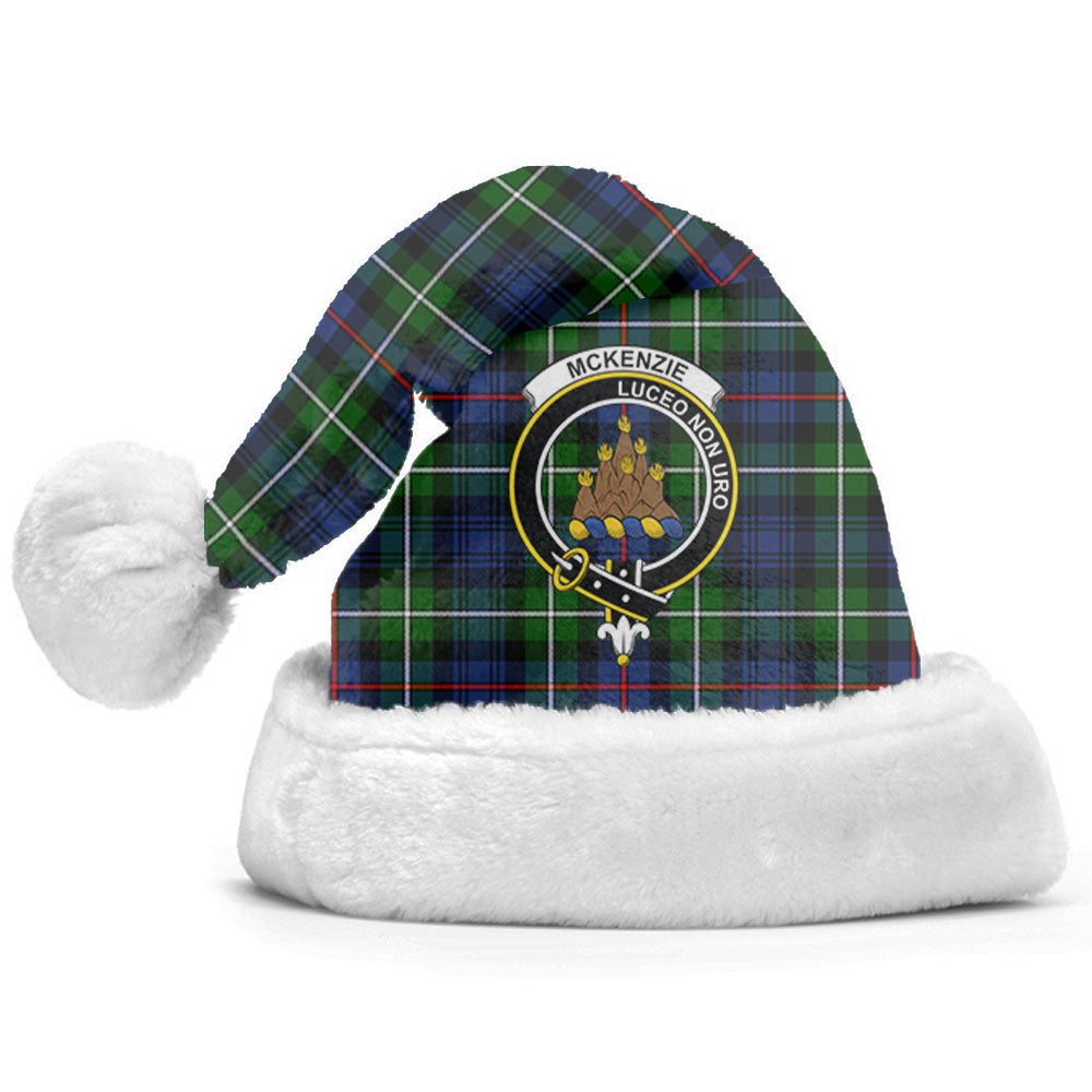 McKenzie Tartan Crest Christmas Hat