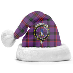 Montgomery Modern Tartan Crest Christmas Hat