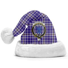 Ochterlony Tartan Crest Christmas Hat