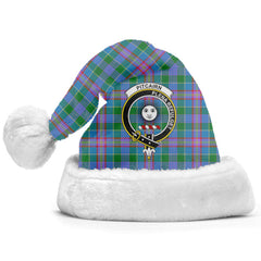 Pitcairn Hunting Tartan Crest Christmas Hat