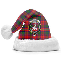 Roxburgh District Tartan Crest Christmas Hat