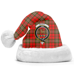 Scott Modern Tartan Crest Christmas Hat