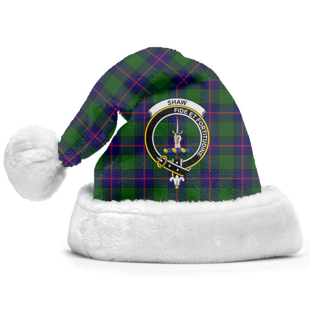 Shaw Modern Tartan Crest Christmas Hat