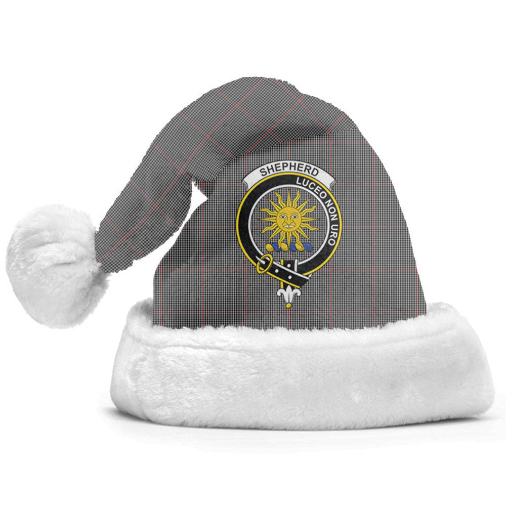 Shepherd Tartan Crest Christmas Hat