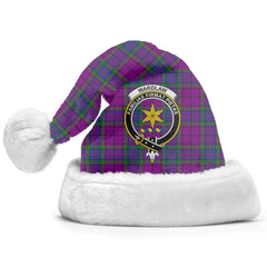 Wardlaw Modern Tartan Crest Christmas Hat