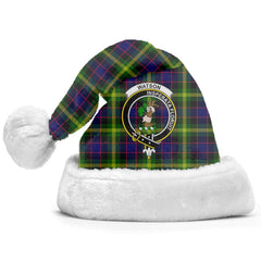 Watson Modern Tartan Crest Christmas Hat