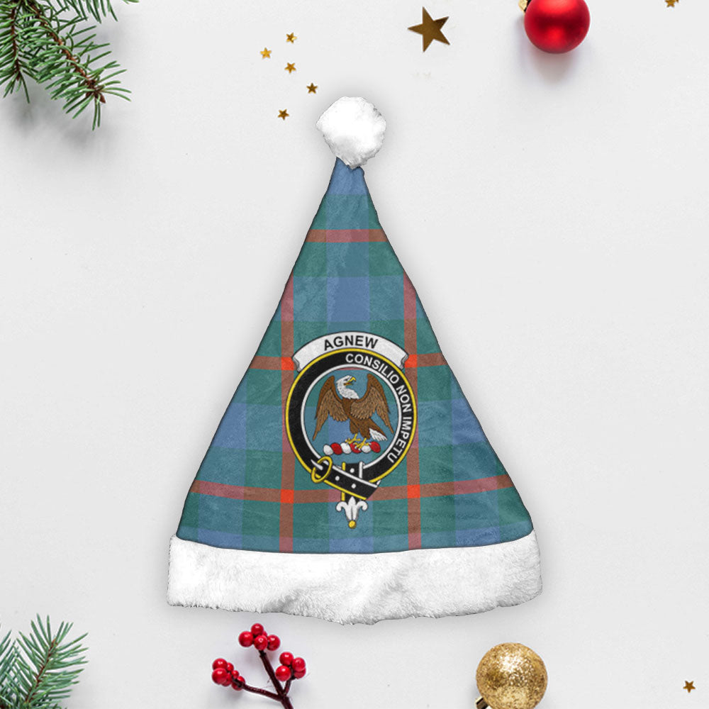 Agnew Ancient Tartan Crest Christmas Hat