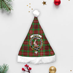 Ainslie Tartan Crest Christmas Hat