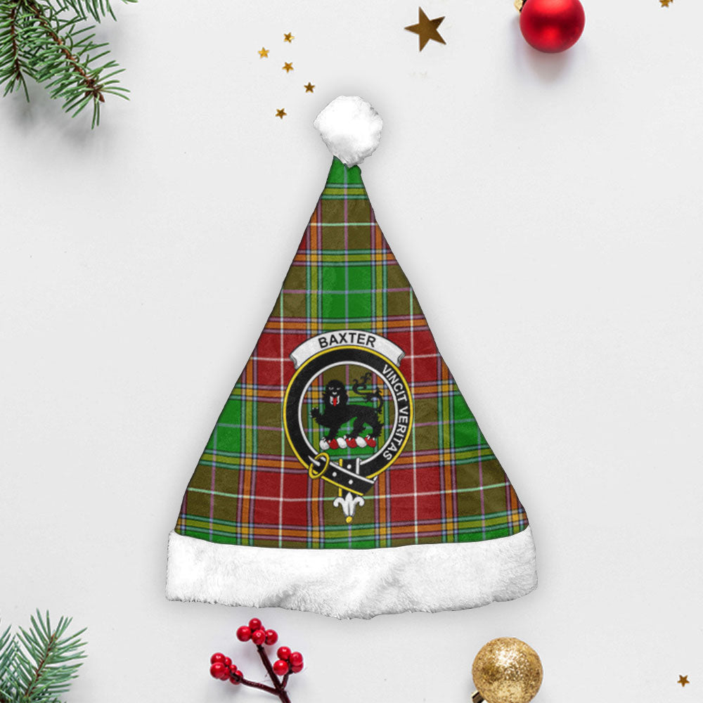 Baxter Modern Tartan Crest Christmas Hat