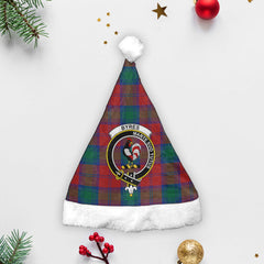 Byres Tartan Crest Christmas Hat