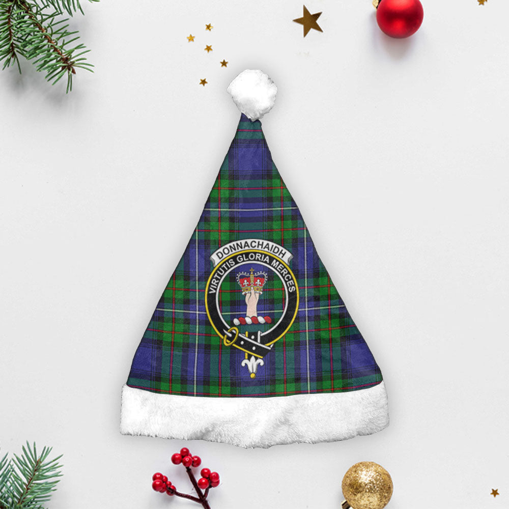 Donnachaidh Tartan Crest Christmas Hat