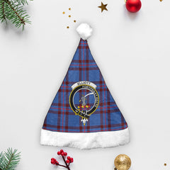 Elliott Modern Tartan Crest Christmas Hat