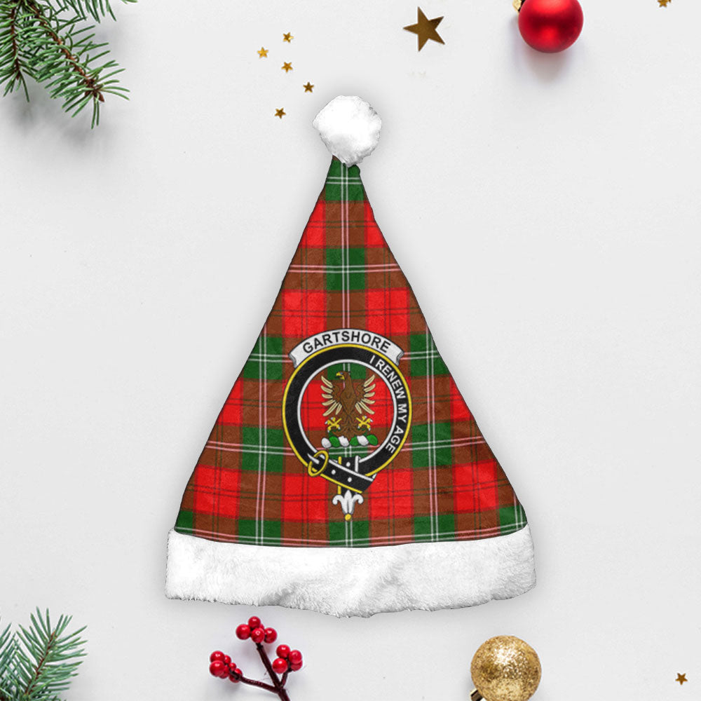 Gartshore Tartan Crest Christmas Hat