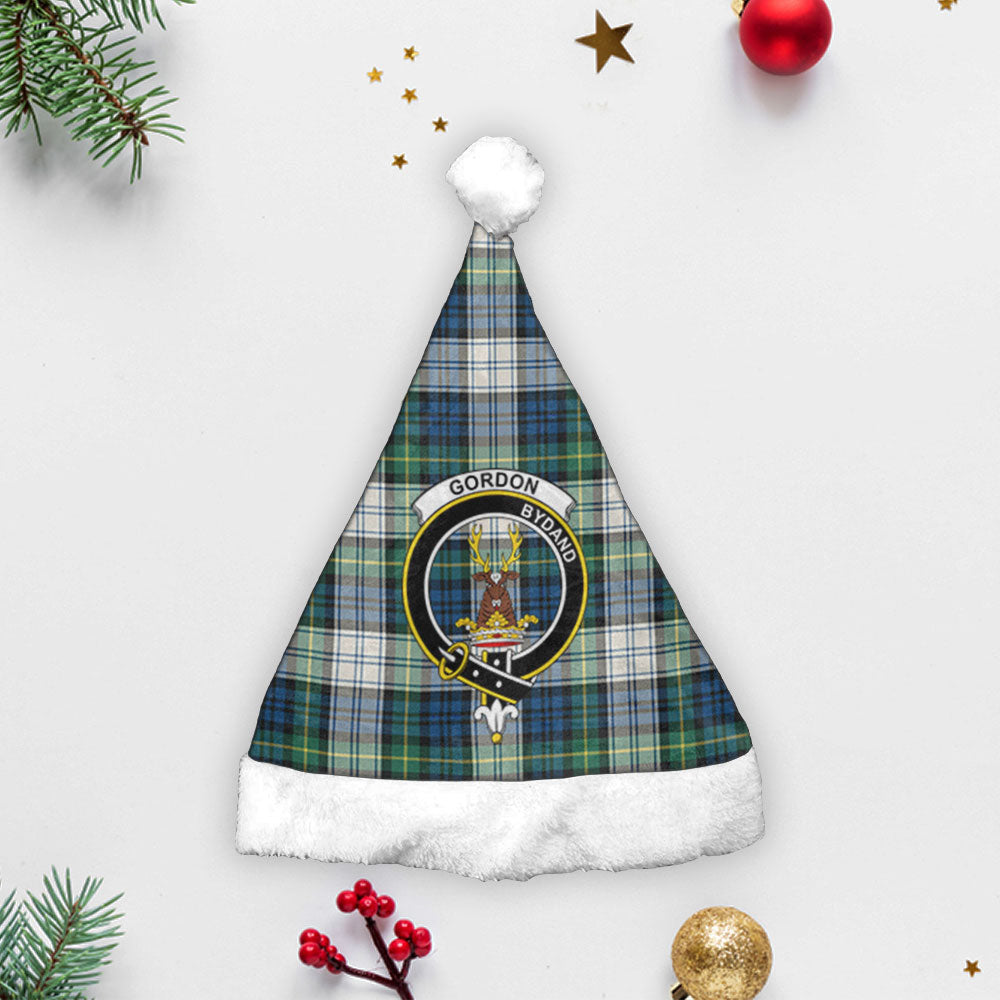 Gordon Dress Ancient Tartan Crest Christmas Hat