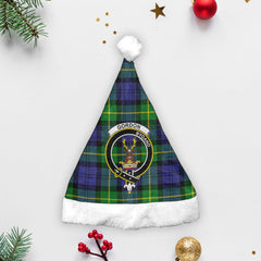 Gordon Modern Tartan Crest Christmas Hat