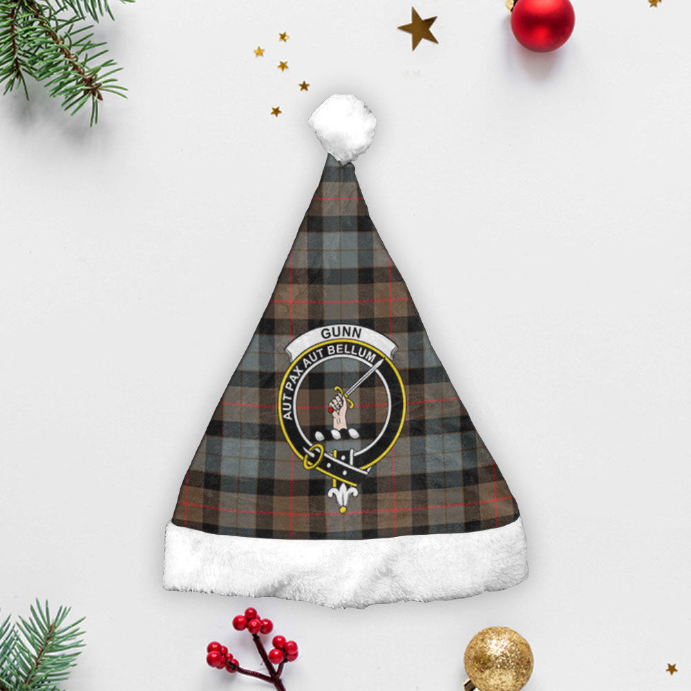 Gunn Weathered Tartan Crest Christmas Hat