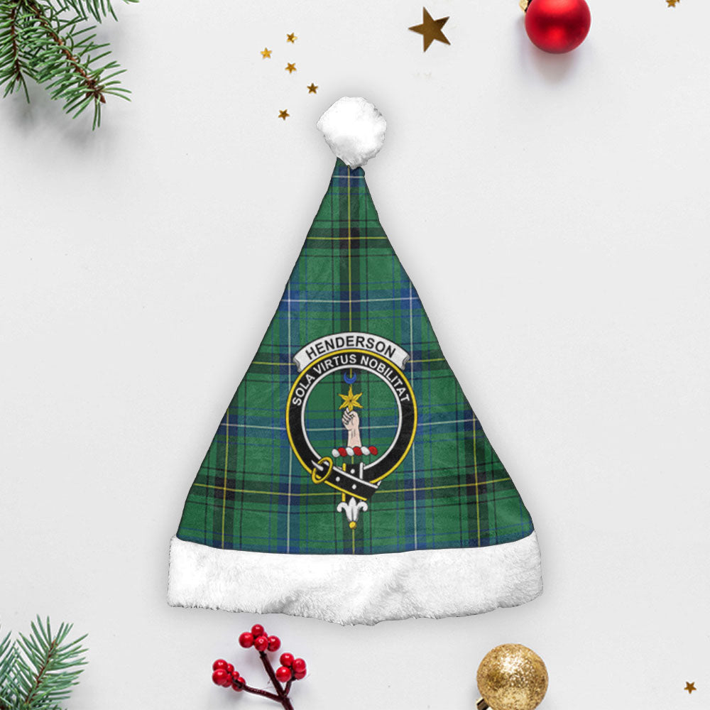 Henderson Ancient Tartan Crest Christmas Hat