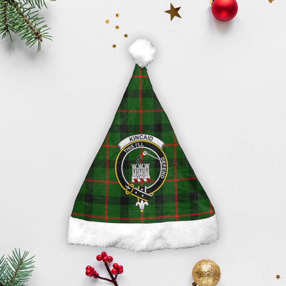 Kincaid Tartan Crest Christmas Hat