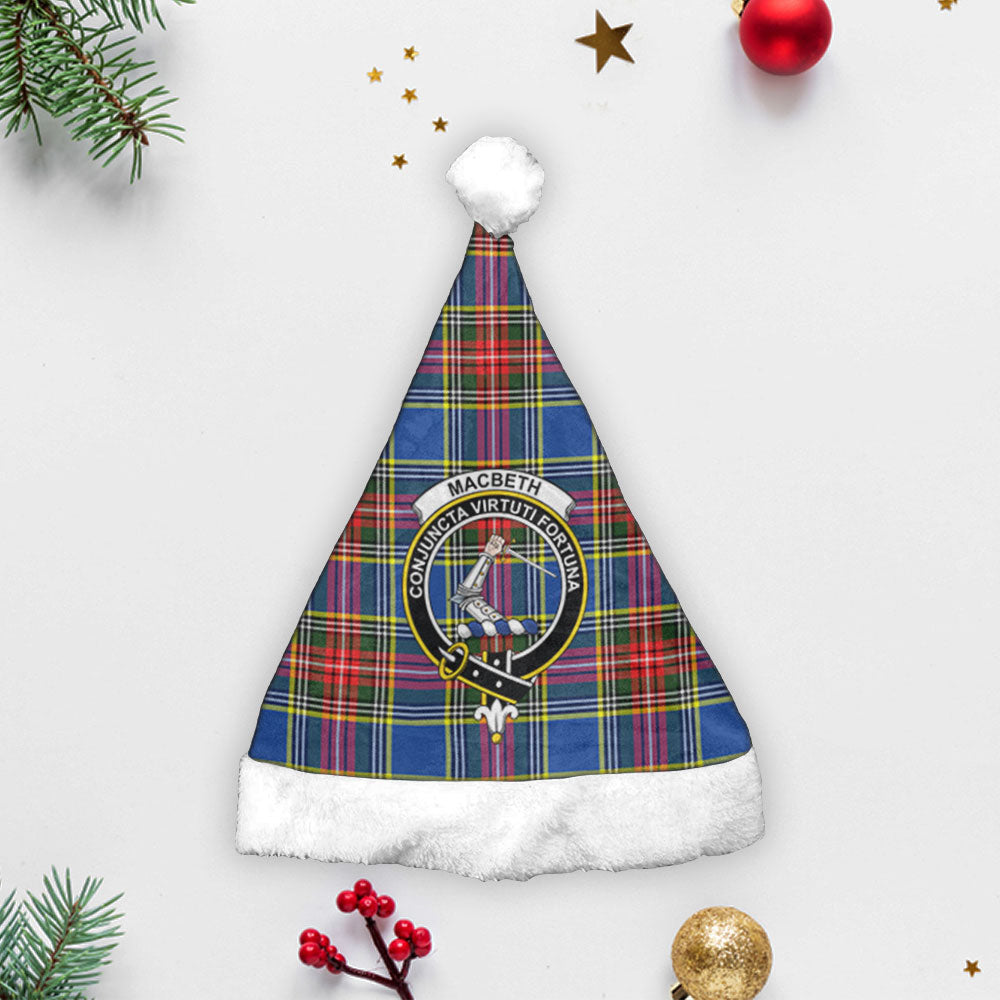 MacBeth Modern Tartan Crest Christmas Hat