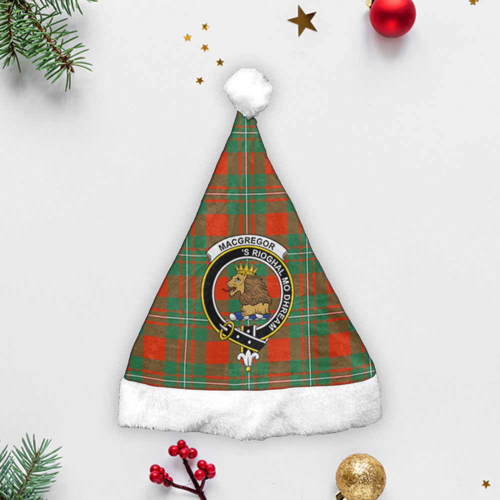 MacGregor Ancient Tartan Crest Christmas Hat