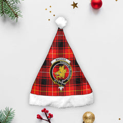 MacIver Modern Tartan Crest Christmas Hat