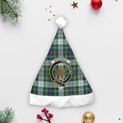 MacKenzie Dress Modern Tartan Crest Christmas Hat