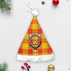 MacMillan Clan Tartan Crest Christmas Hat