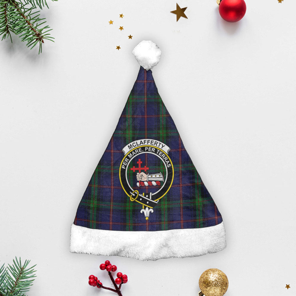 McLafferty Tartan Crest Christmas Hat