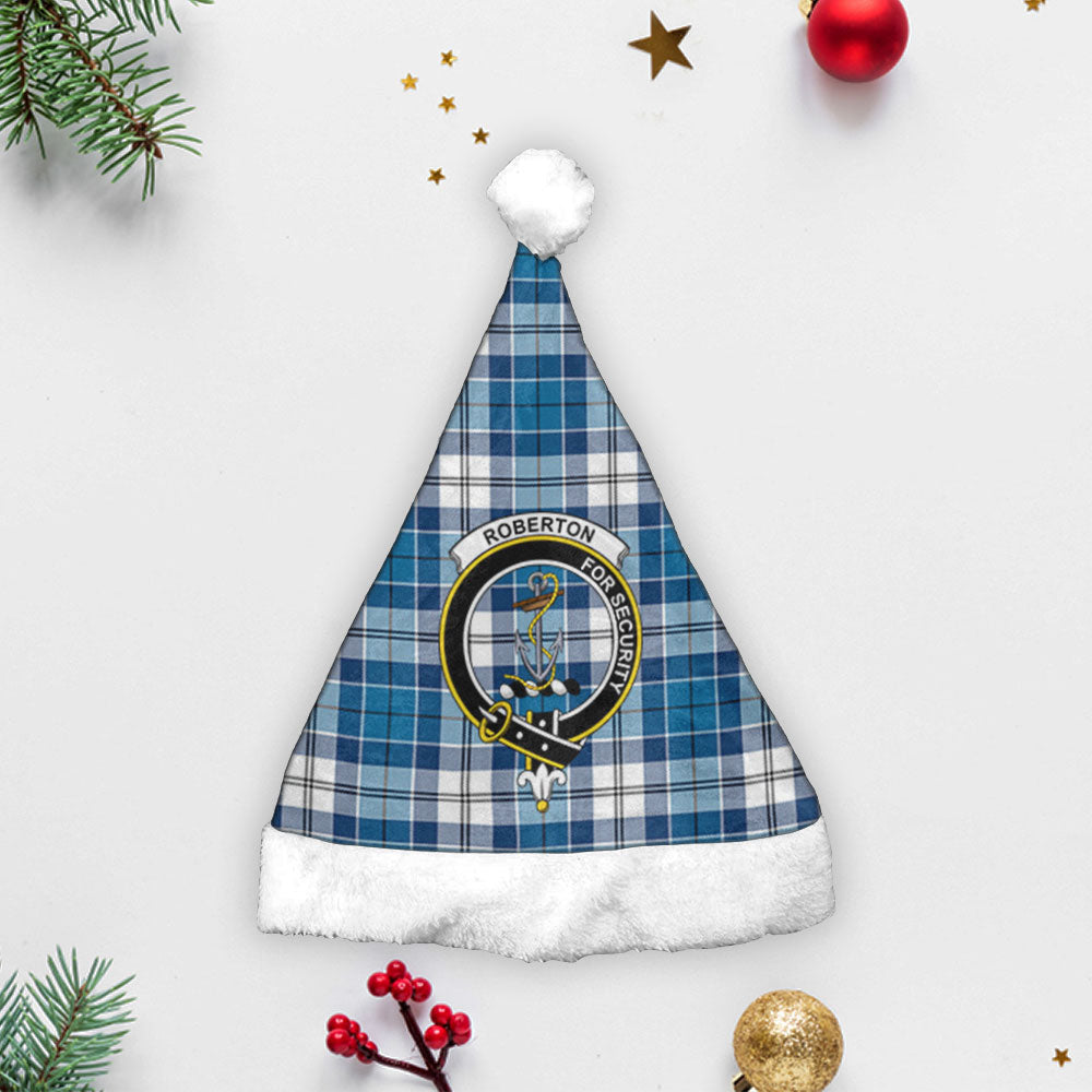 Roberton Tartan Crest Christmas Hat