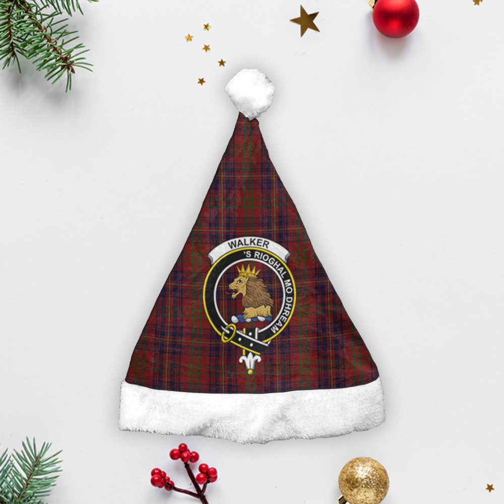 Walker Tartan Crest Christmas Hat