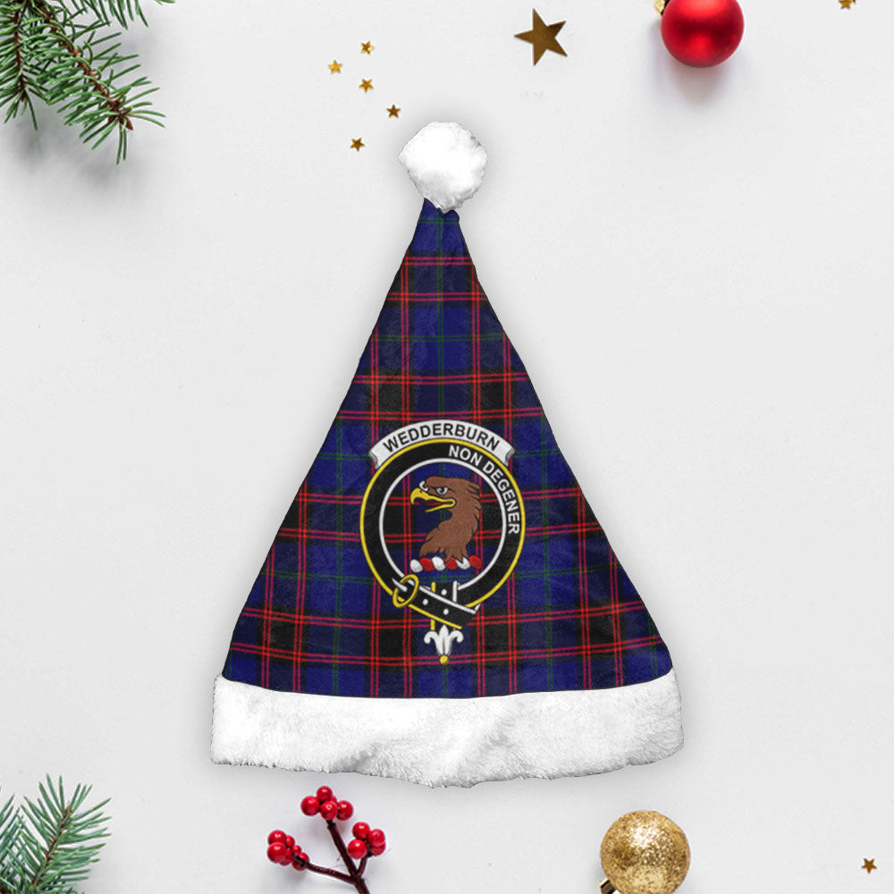 Wedderburn Tartan Crest Christmas Hat