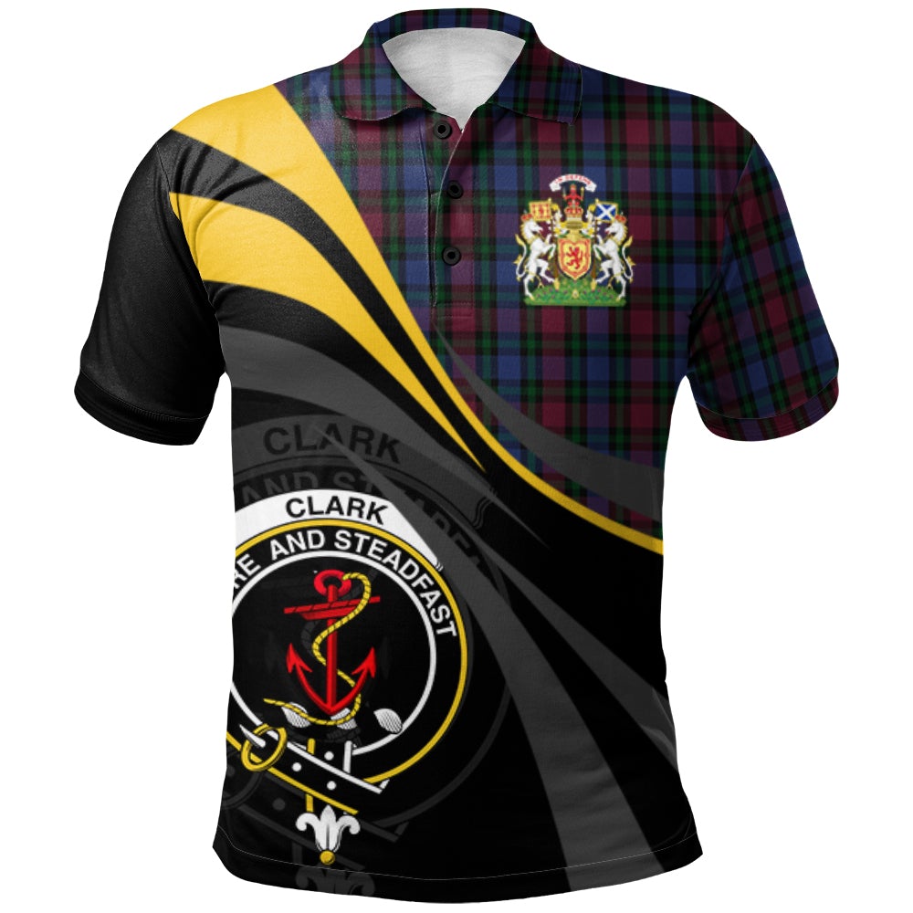 Clark 01 Tartan Polo Shirt - Royal Coat Of Arms Style