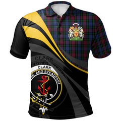 Clark 01 Tartan Polo Shirt - Royal Coat Of Arms Style