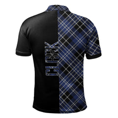 Clark Tartan Polo Shirt Half of Me - Cross Style
