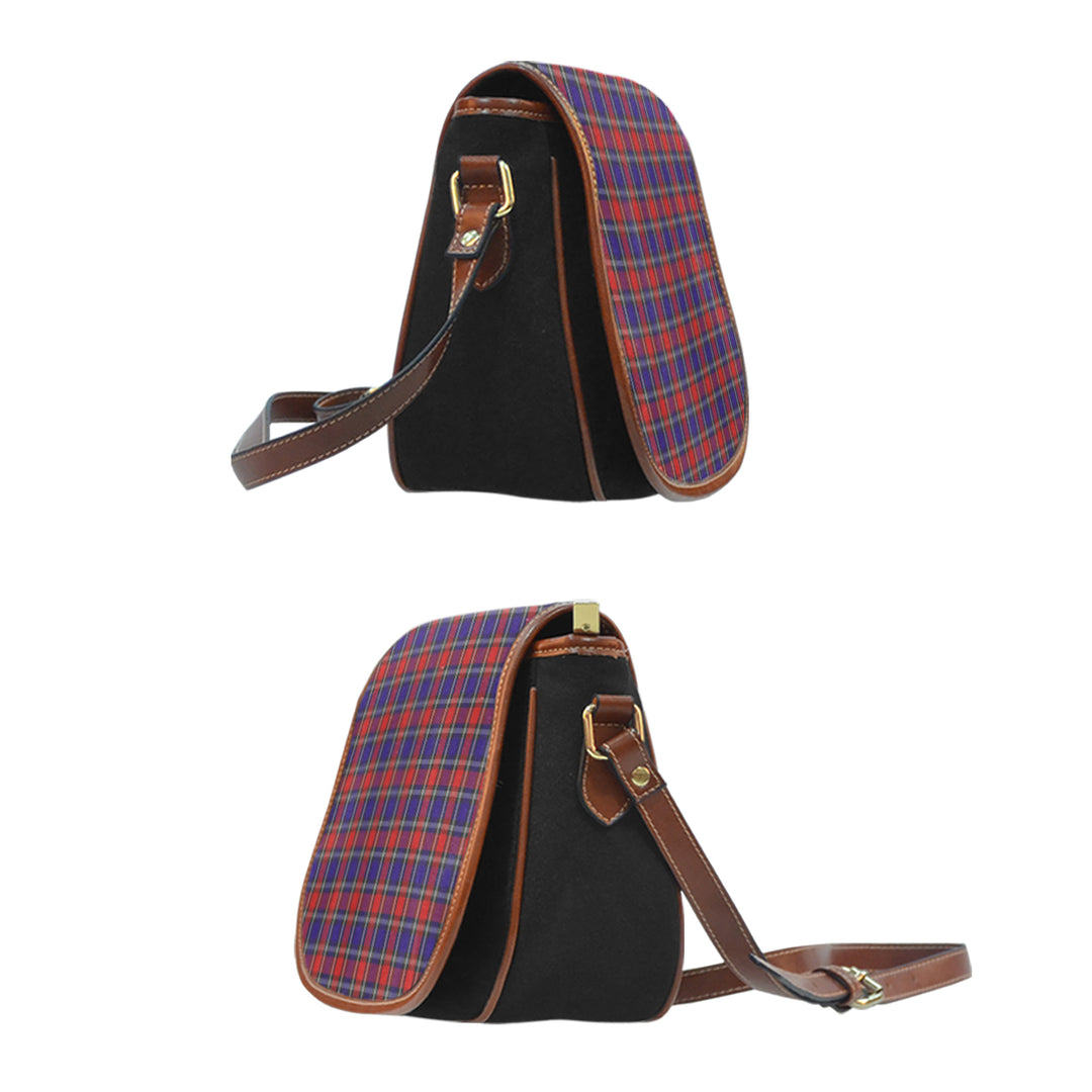 Clark Red Tartan Saddle Handbags