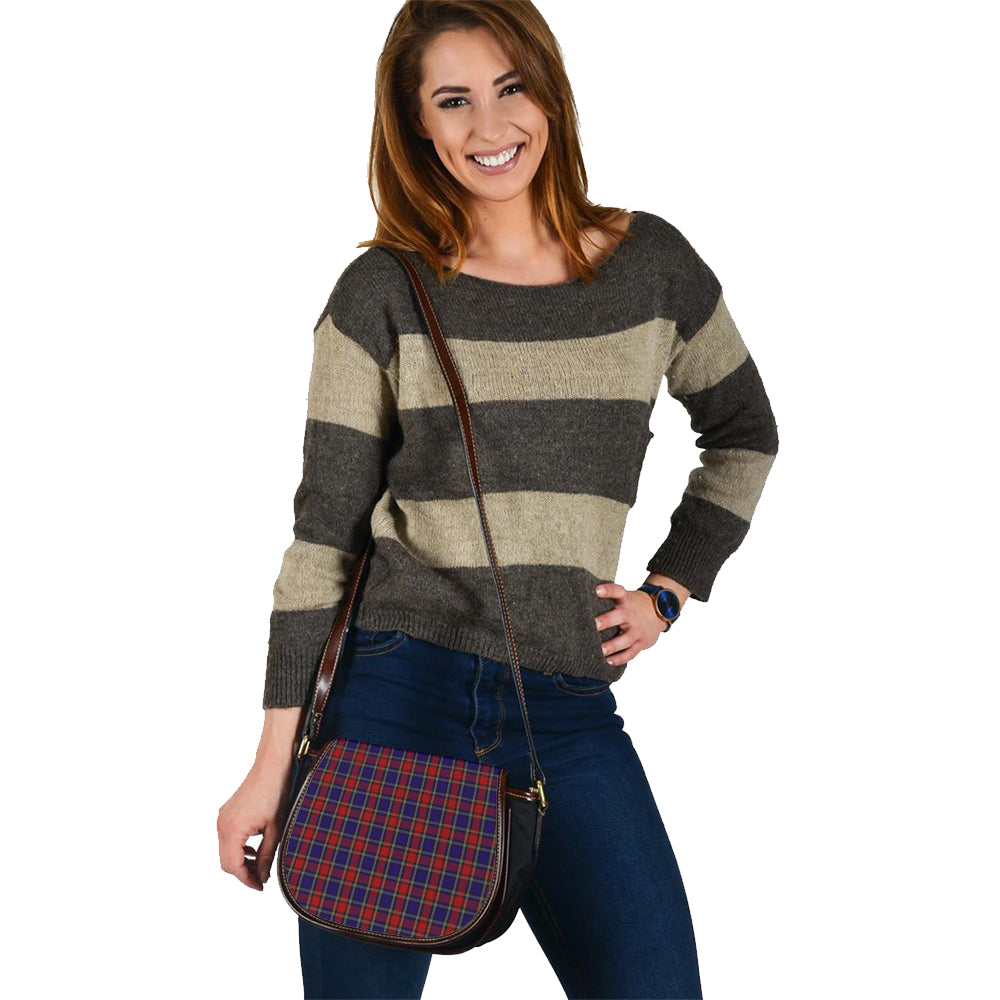 Clark Red Tartan Saddle Handbags