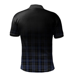 Clark (Lion) 02 Tartan Polo Shirt - Alba Celtic Style