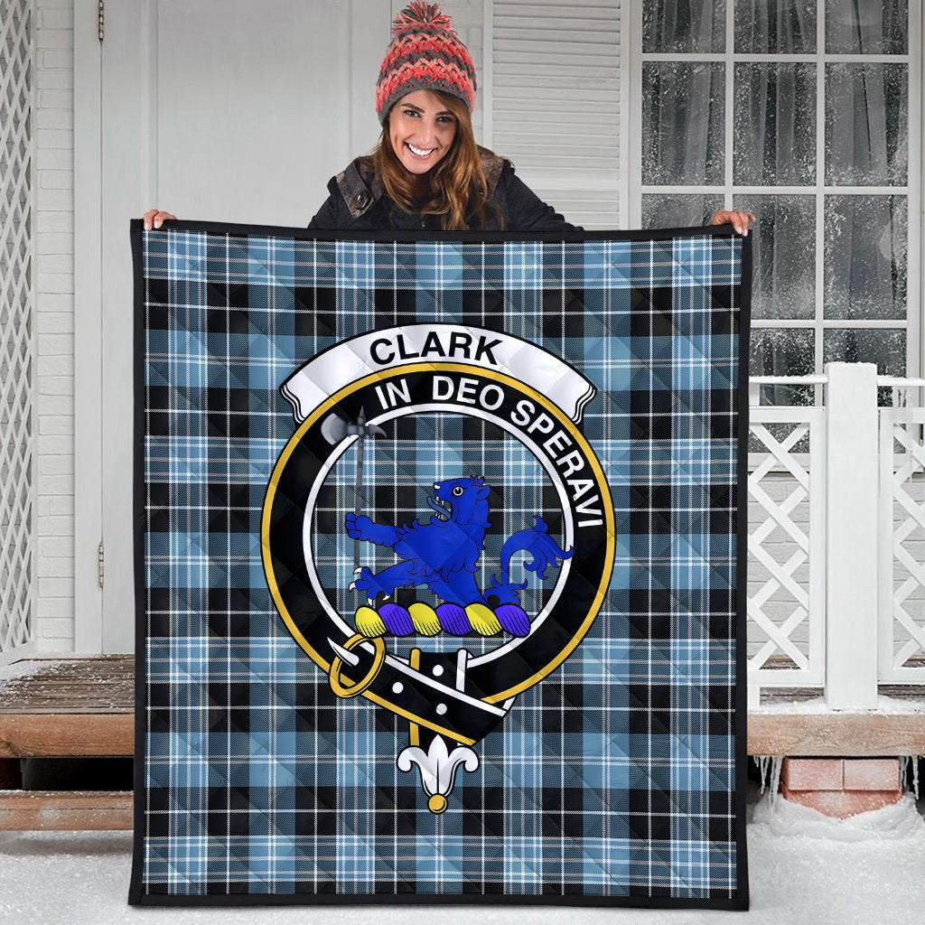 Clark (Lion) Ancient Tartan Crest Quilt