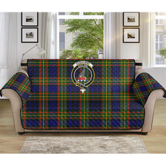 Clelland Modern Tartan Crest Sofa Protector