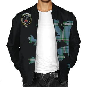 Clelland Tartan Bomber Jacket Lion & Thistle