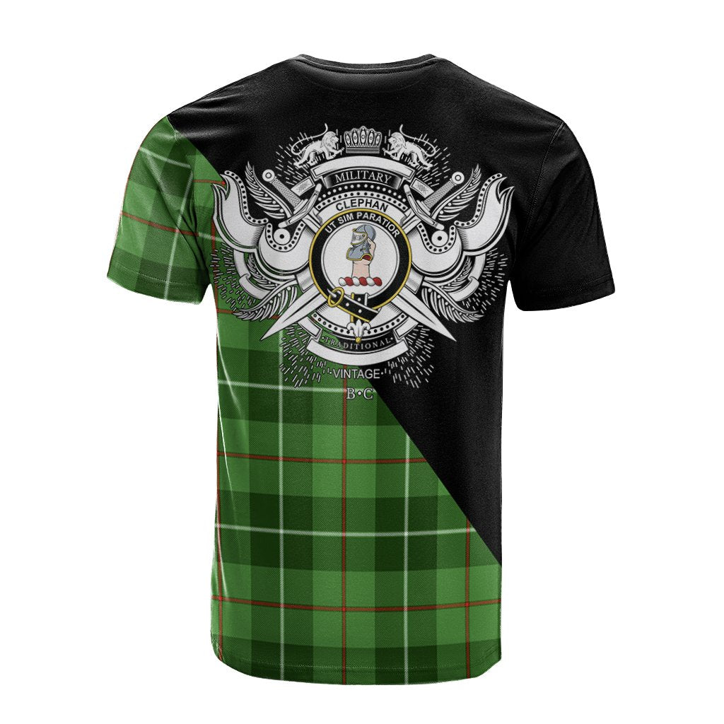 Clephan Tartan - Military T-Shirt