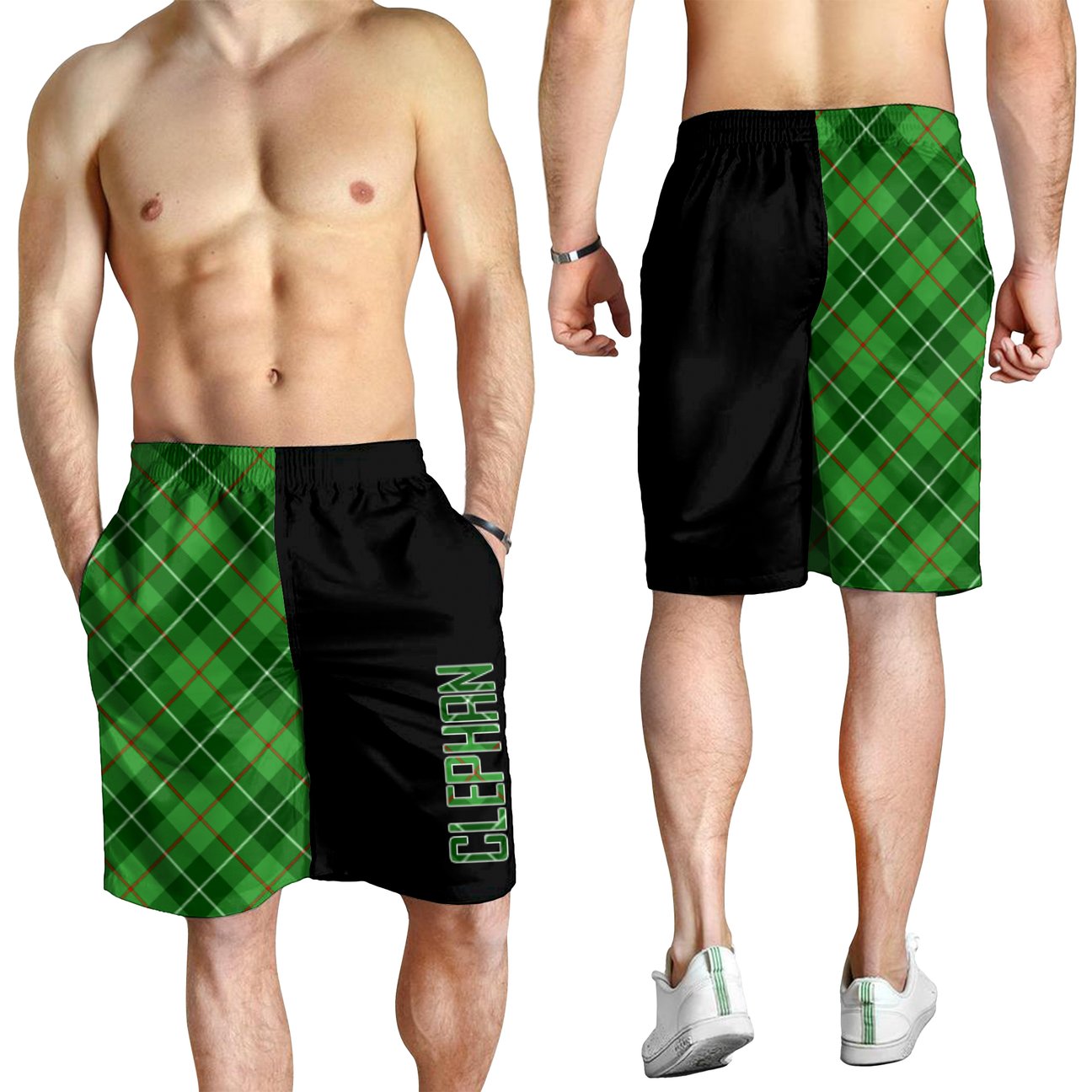 Clephan Tartan Crest Men's Short - Cross Style