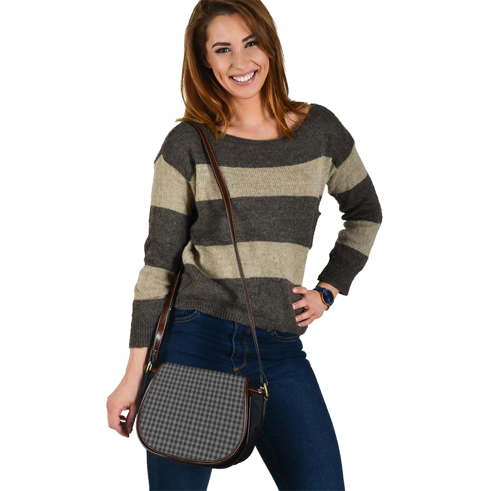 Clergy Grey Tartan Saddle Handbags