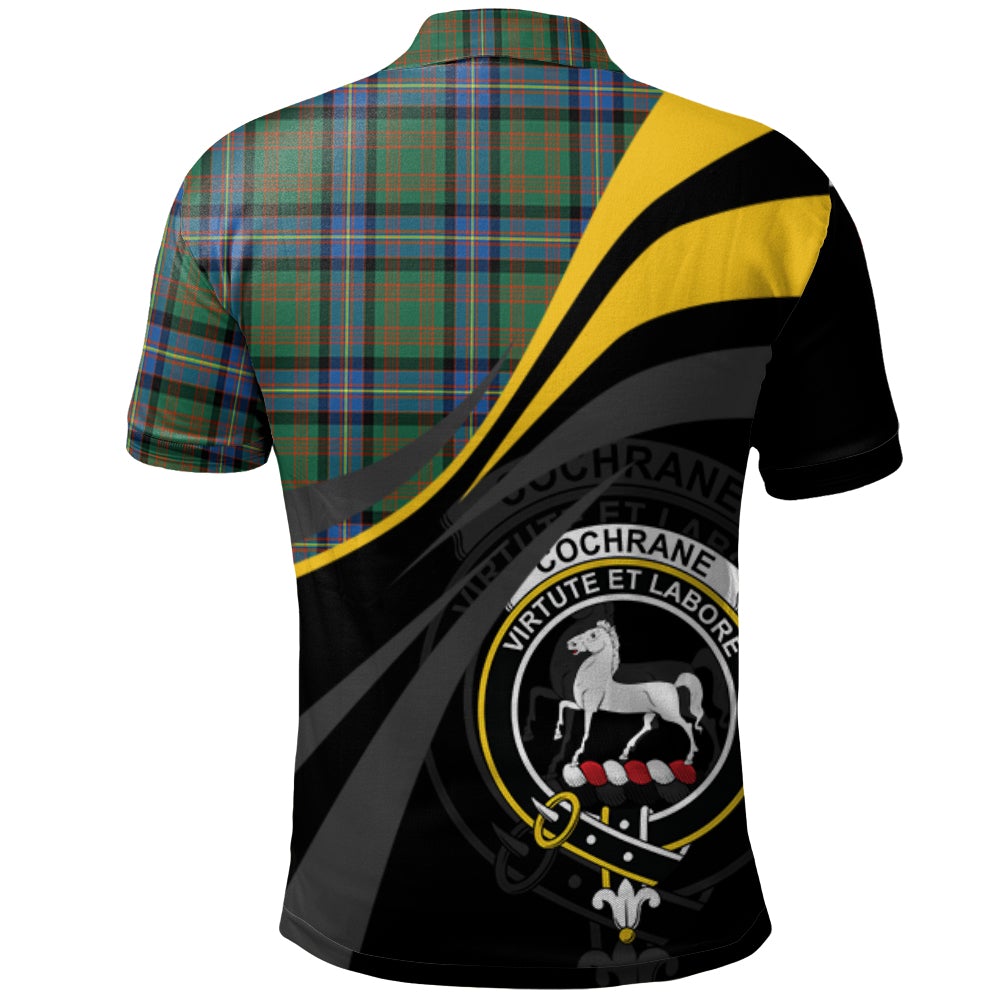 Cochrane Ancient Tartan Polo Shirt - Royal Coat Of Arms Style